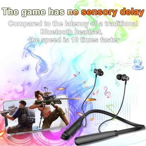Neckband Bluetooth Headphones, 6.0 Bluetooth 100 Hours Playtime，IPX7 Cable