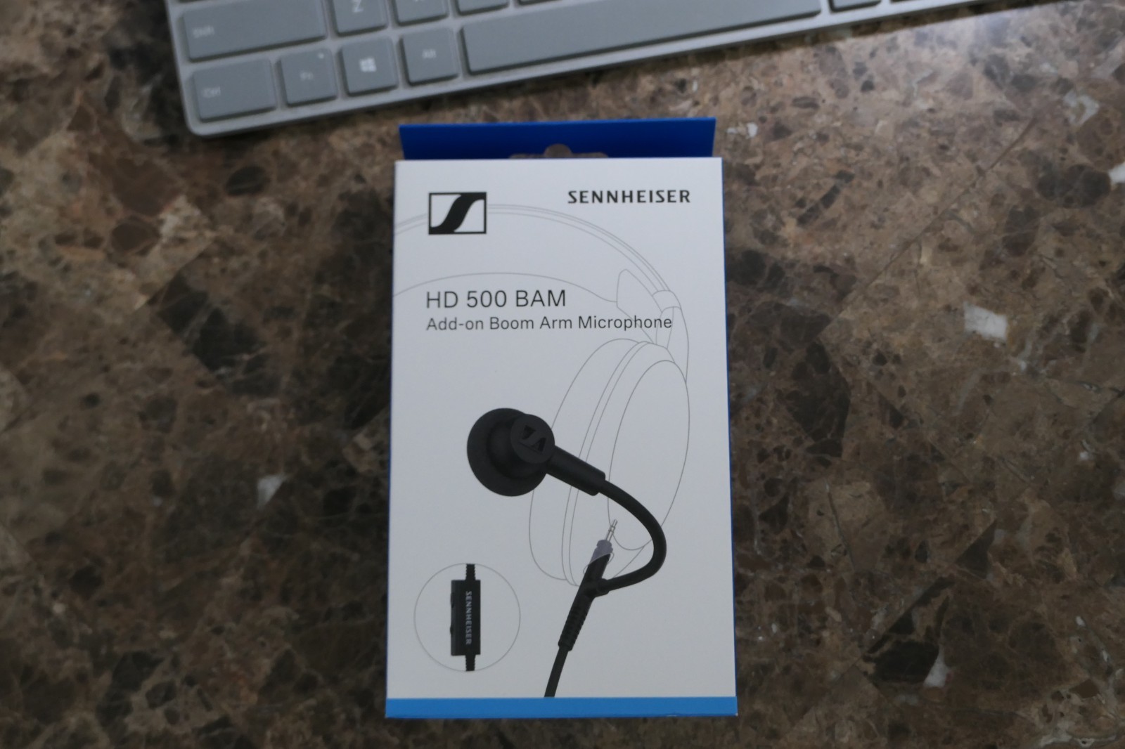 NEW SEALED Sennheiser HD 500 BAM Boom Microphone 3.5mm Mute Volume Gaming