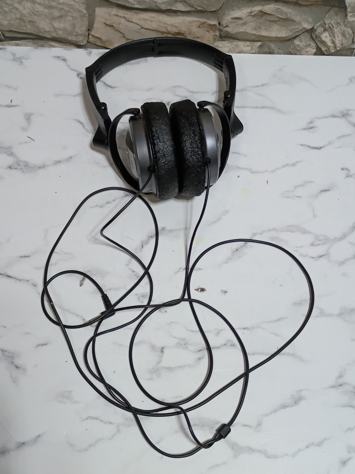 Sony MDR-NC7 Wired Noise Cancelling Foldable Black Headphones