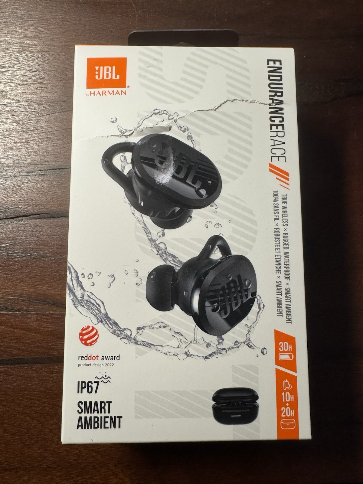 JBL Endurance Race TWS Earbuds- Black NIB