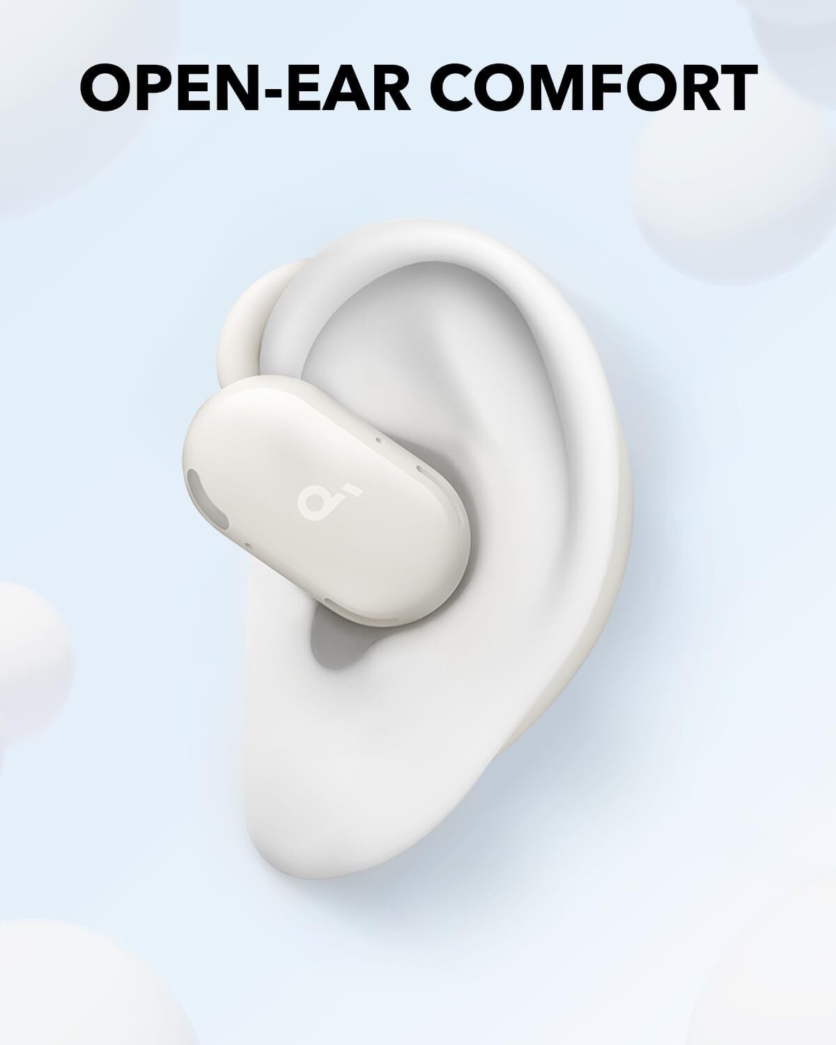 Soundcore V20i Open-Ear Headphones Adjustable Ear Hook Sports Earbuds 36Hr Play