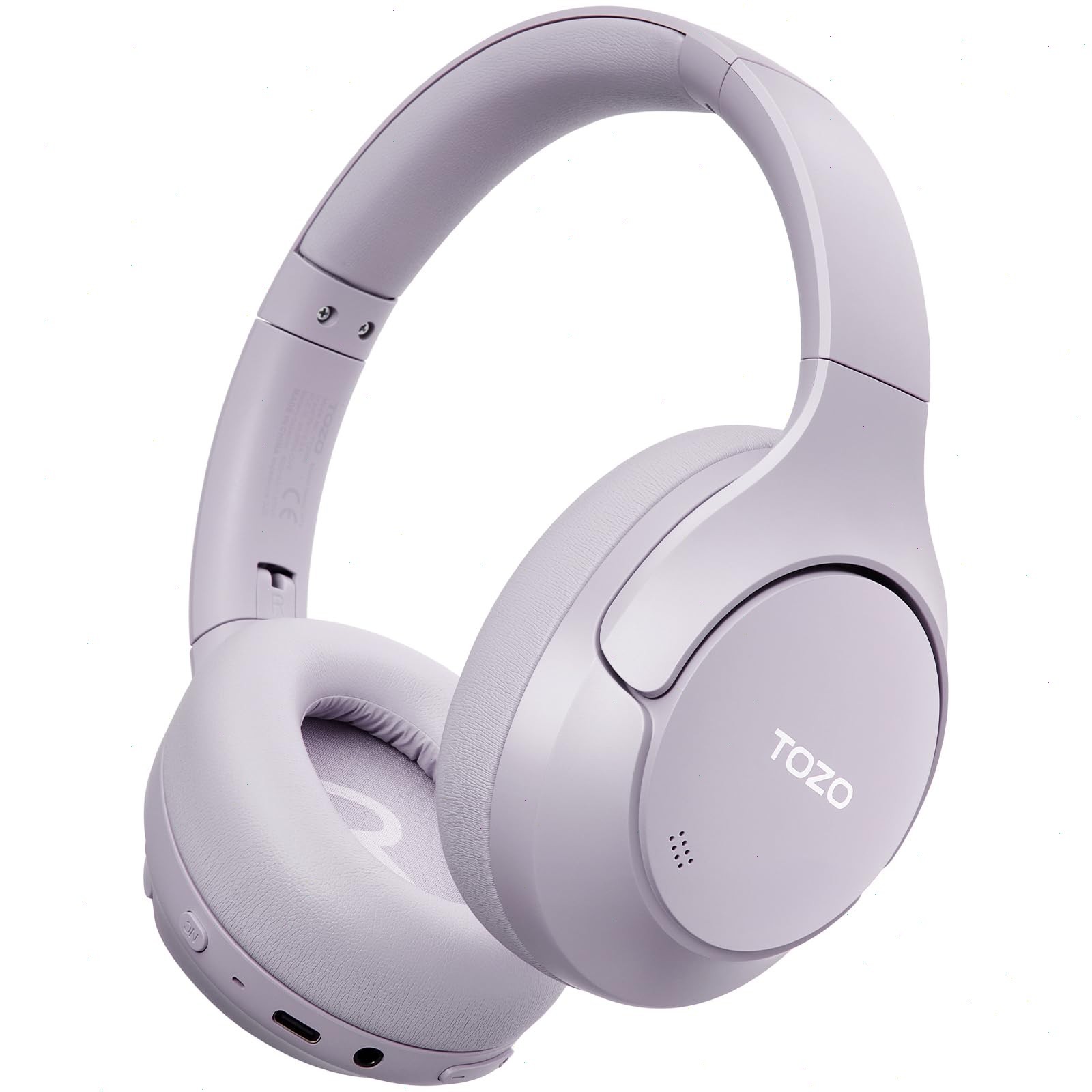 TOZO HT3 Wire/Wireless Headphones Over-Ear Bluetooth 6.0 Headset – Purple