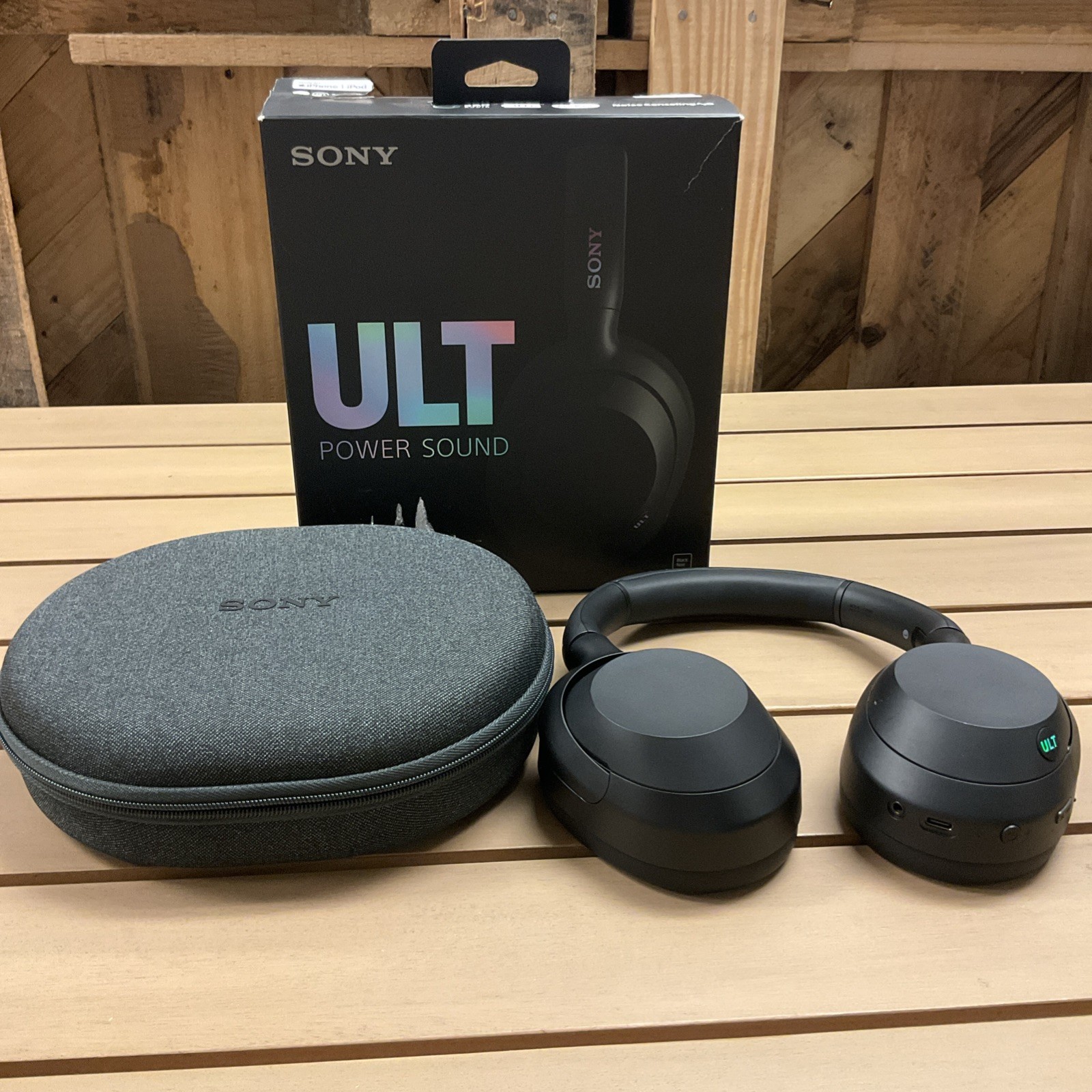 SONY WH-ULT900N/B Headphones Wireless Noise Canceling Bluetooth WHULT900 BLACK