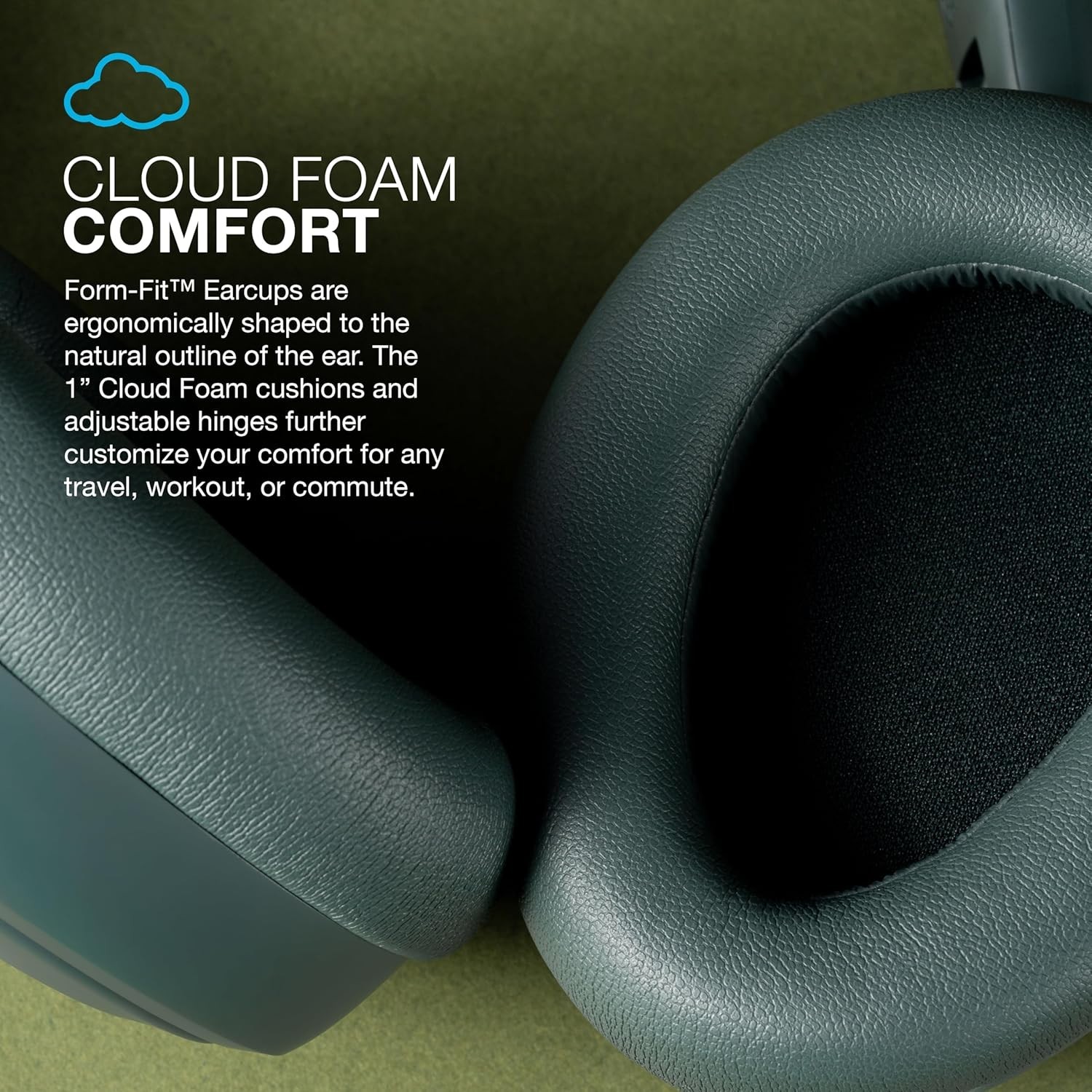 JBuds Lux ANC, Over Ear Headphones, Active Noise Cancelling, Bluetooth, Spati…