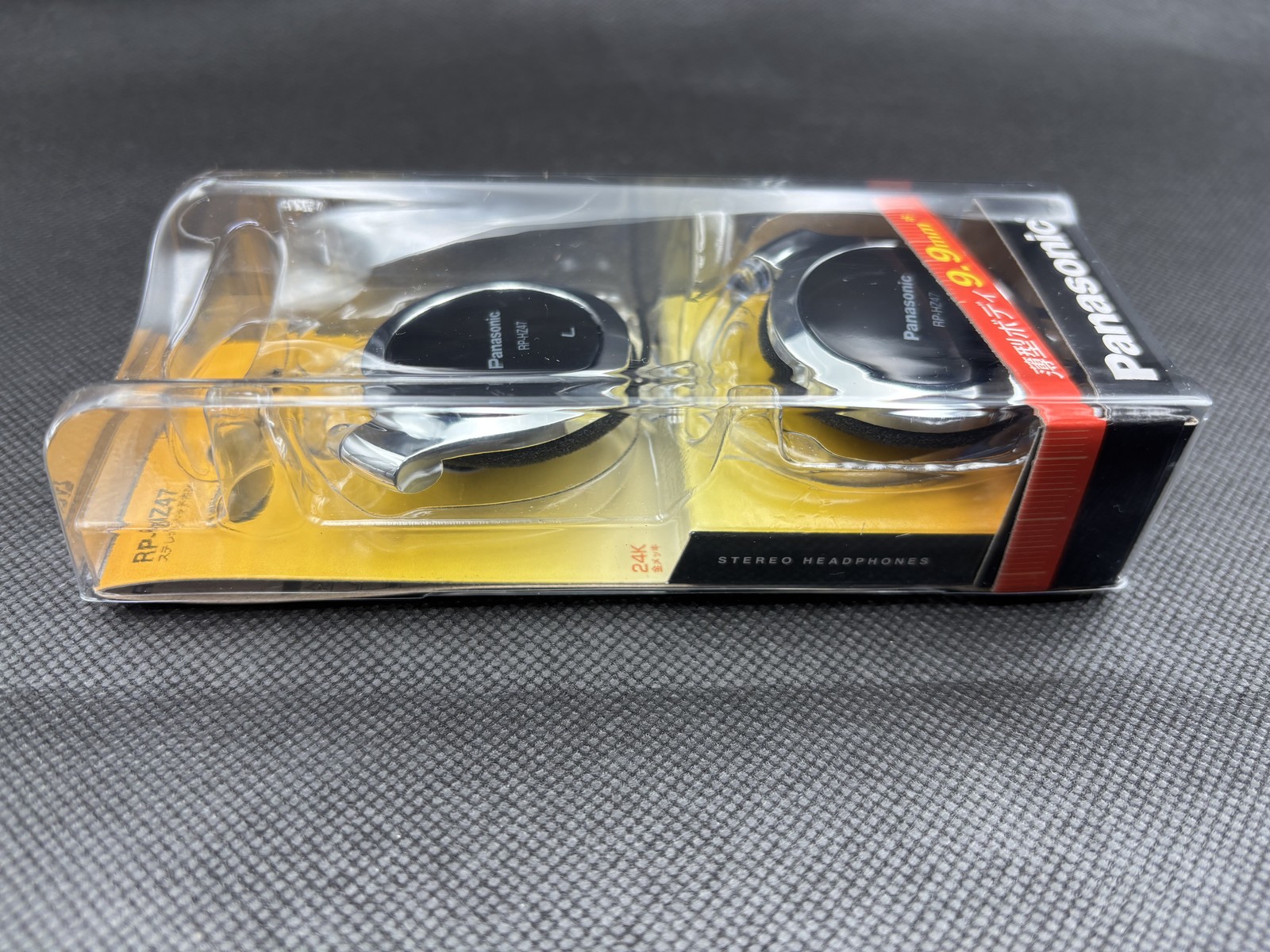 Panasonic Clip Earphone Headphone RP-HZ47-K 9.9mm Black NEW