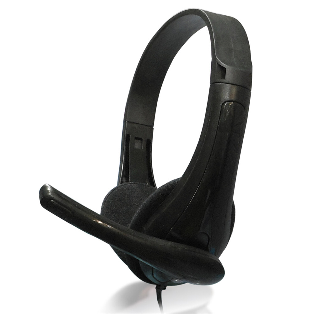 3.5mm Wired Over-ear Headset Adjustable Game Headphone with Microphone