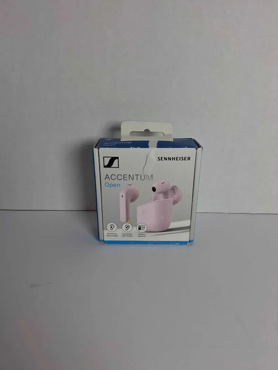 Sennheiser ACCENTUM Open Wireless Earbuds – Pink Great Condition Tested – USED