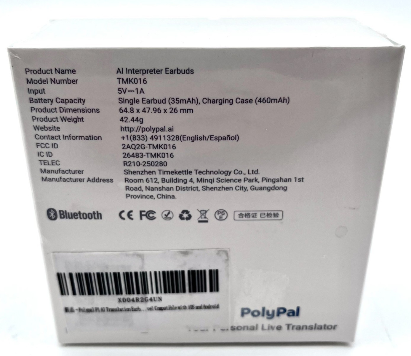 Polypal P1 AI Translation Earbuds