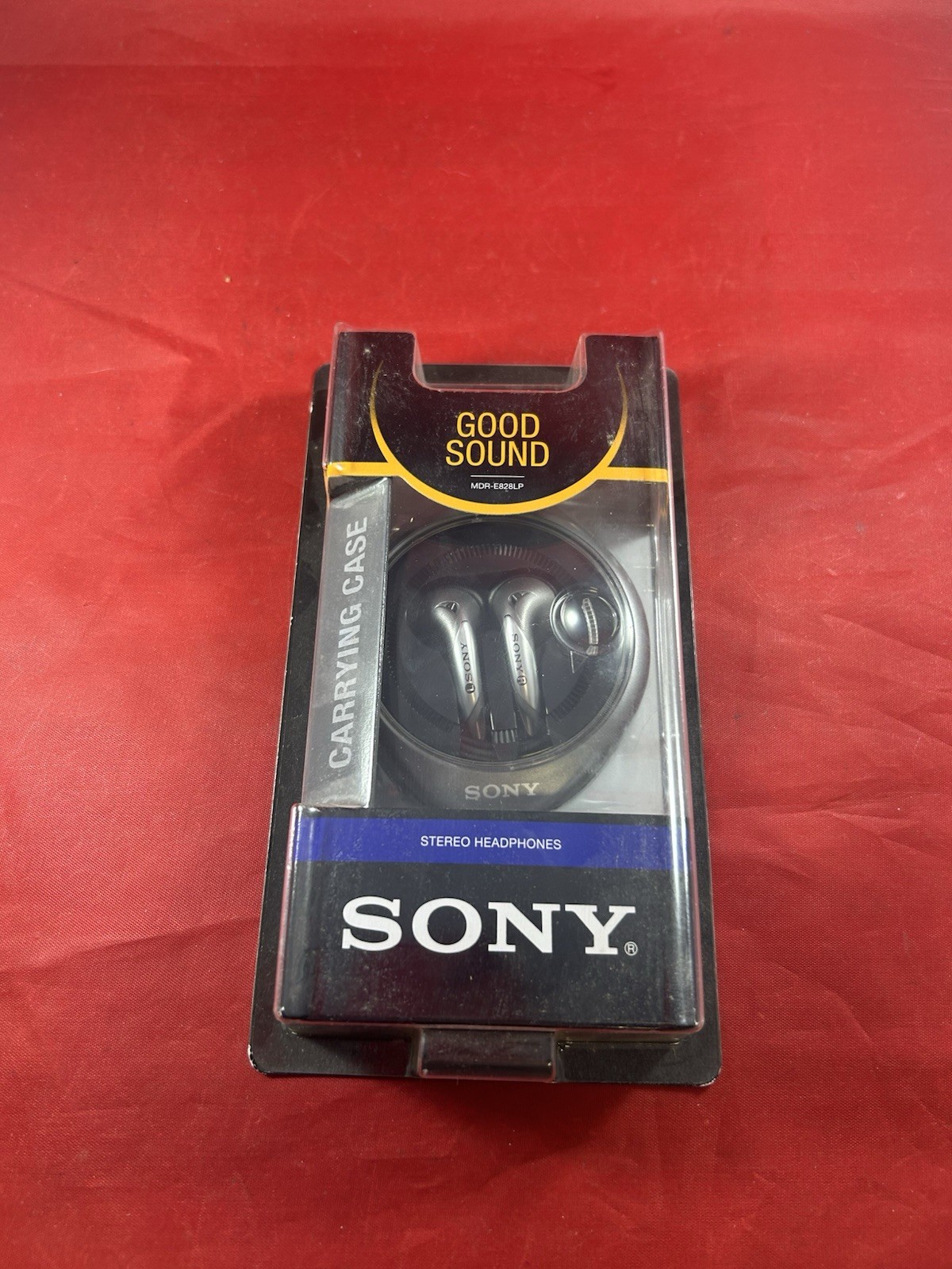 Sony MDR-E828LP In-Ear Earbuds w/ Carrying Case Black 3.5mm 1.2m