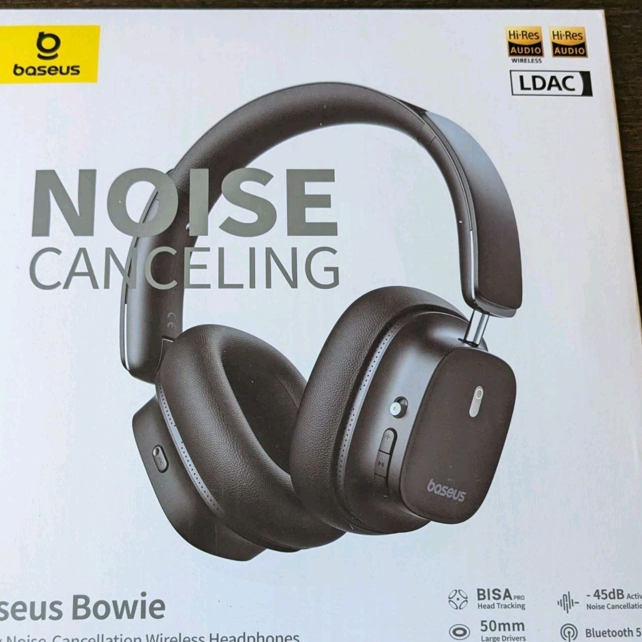 Baseus Bowie 30 Max Wireless Bluetooth Headphones Noise Cancellation LDAC 50mm …