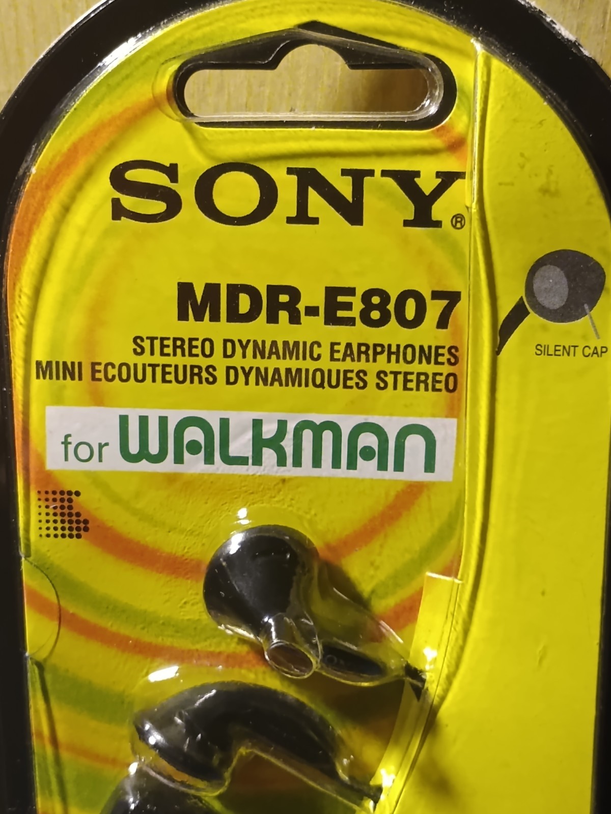 Sony MDR-E807 Earphones Mega Bass Walkman NOS SEALED 1995 Japan Vintage