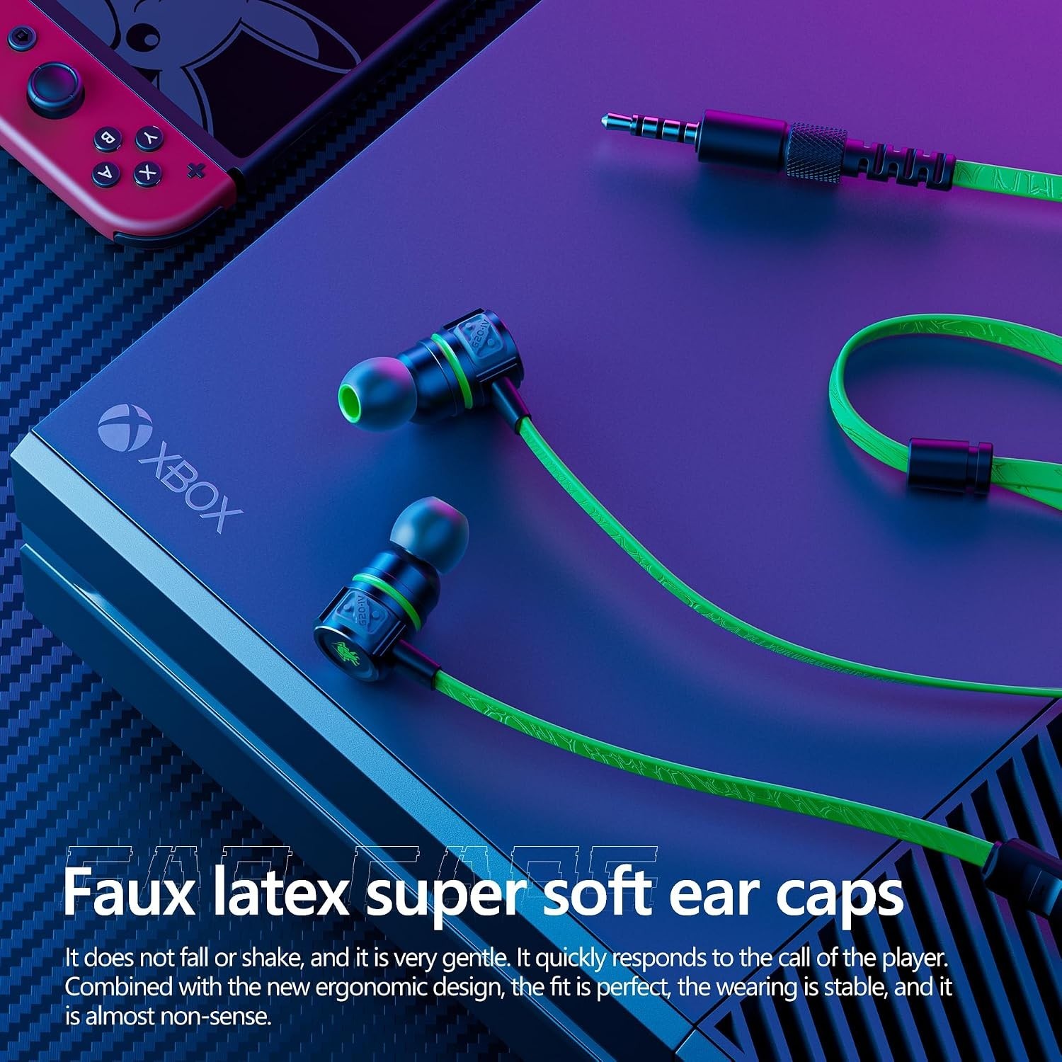 Gaming Earbuds Wired, USB C & 3.5mm Dual Plug in Ear Headphones with Mic and …