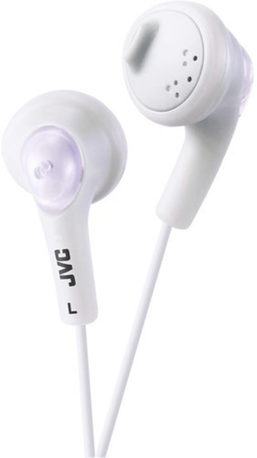 2 PACK JVC HA-F160-W-K Gumy EarBud Headphones Coconut White New Headphone White