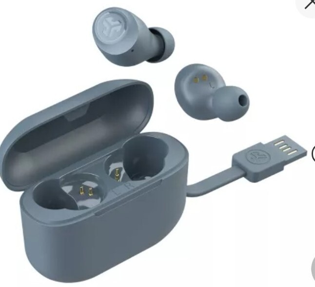 JLab GO Air Pop True Wireless Bluetooth Earbuds – Slate, Sealed