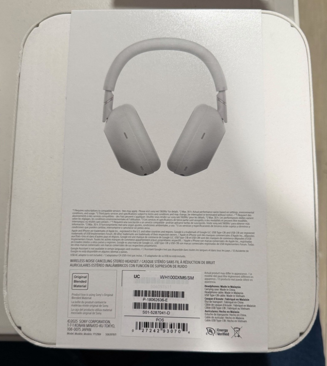 Sony WH-1000XM6 Wireless Noise Cancelling Headphones