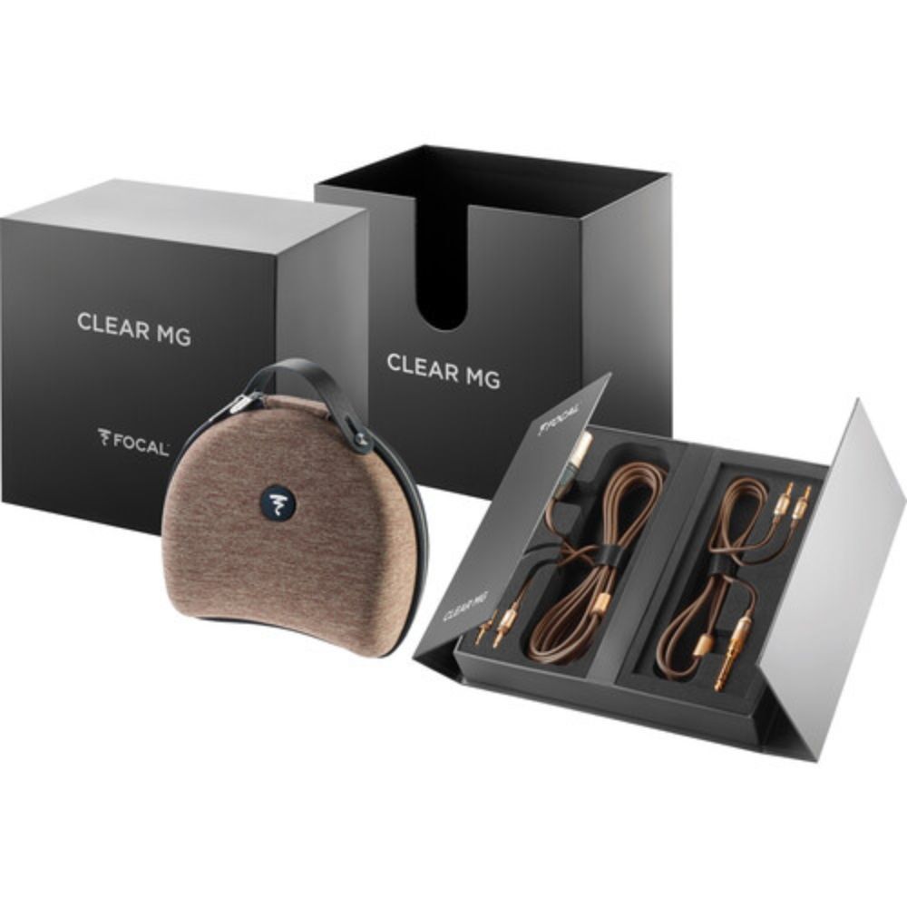 Focal Clear MG Open-Back Headphones (Chestnut and Mixed Metal Finish)
