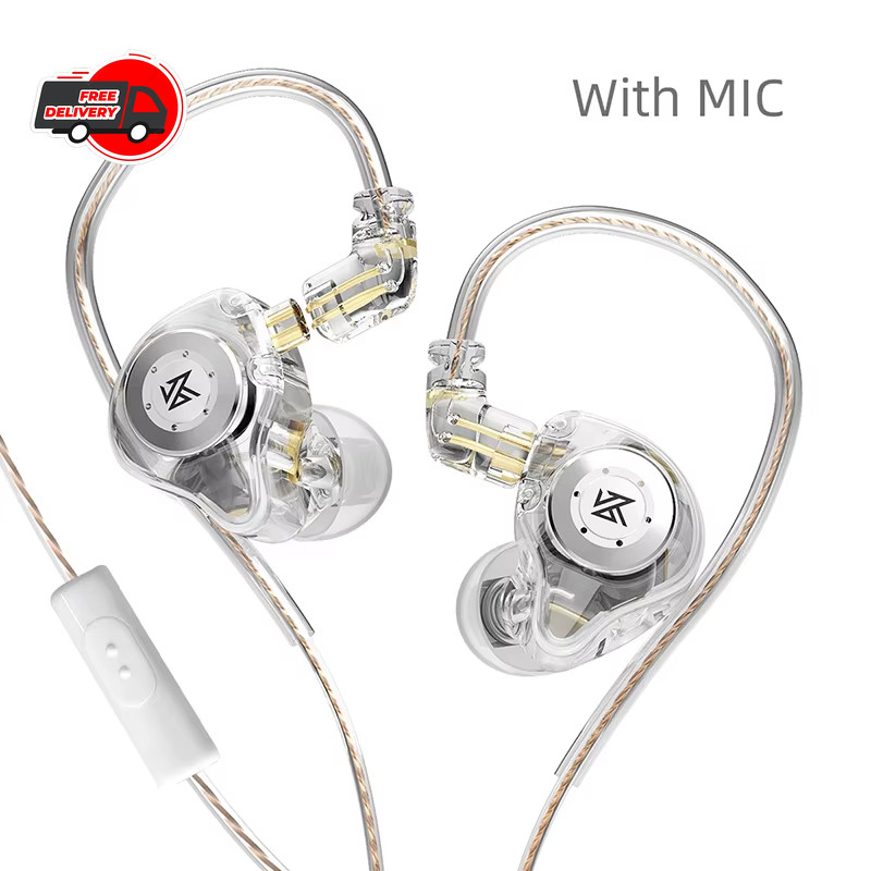 KZ EDX Pro Wired Earphones In Ear Monitor HiFi Bass Stereo Noise Cancel Headset