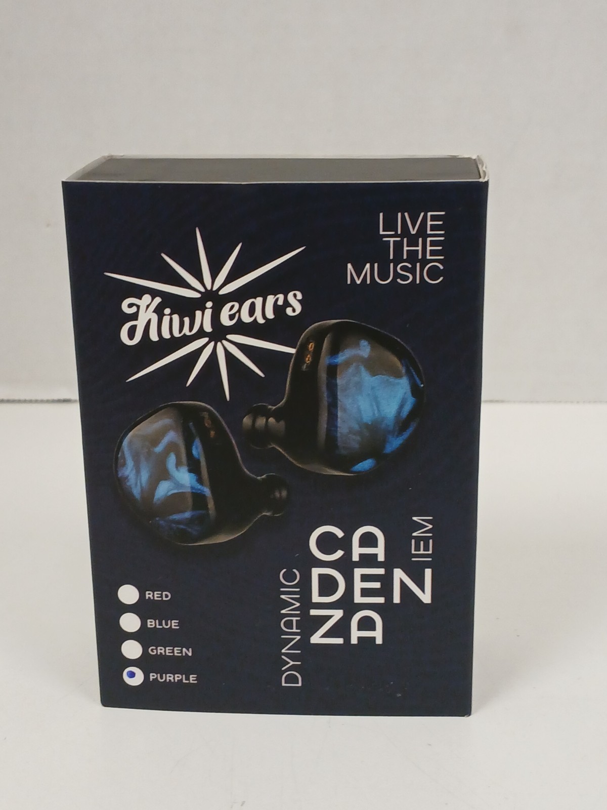 Kiwi Ears Cadenza In-Ear Monitors Earbuds, Purple