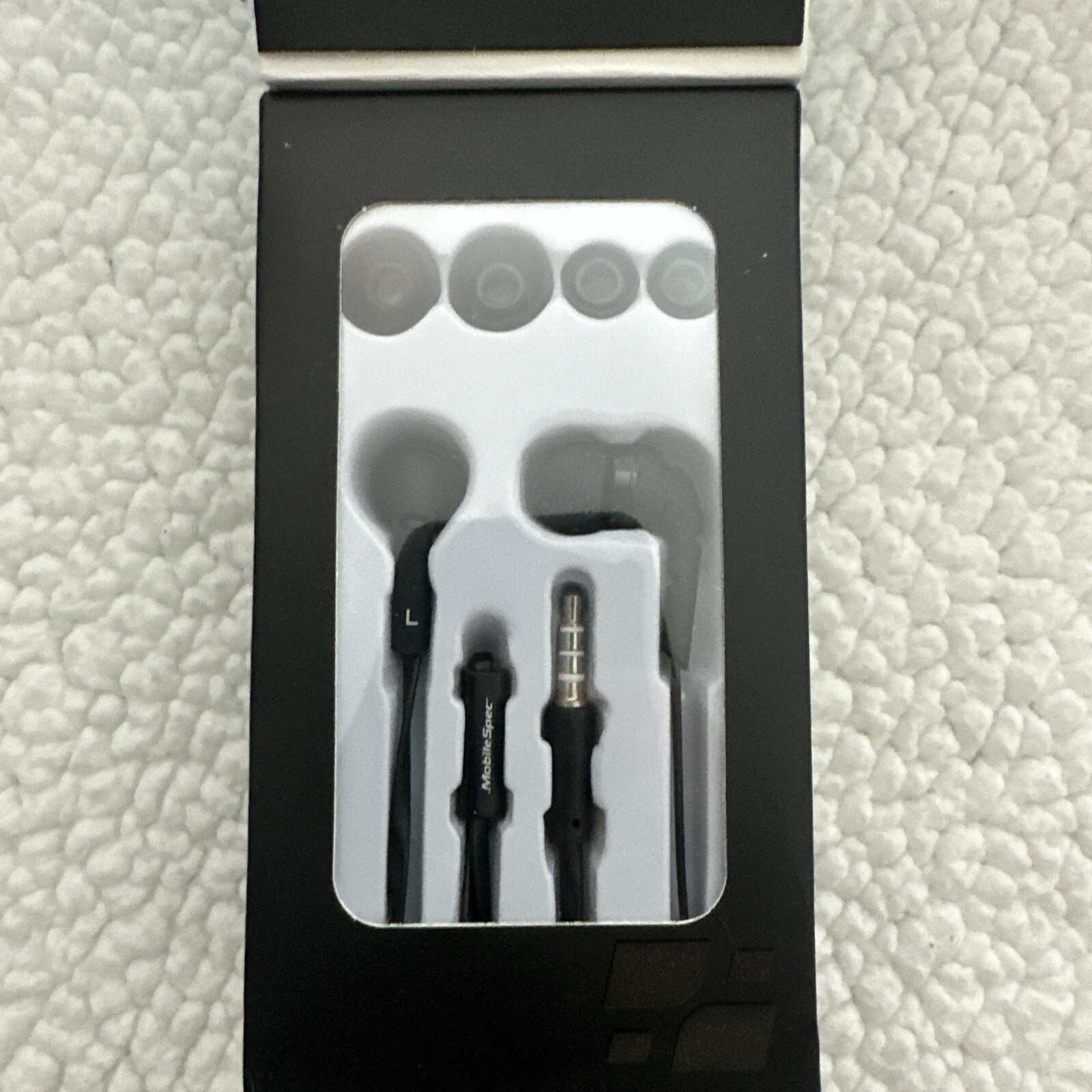 Mobilespec 2021 MBS10111 Mbs Stereo In Ear Buds Flat Cord Blk