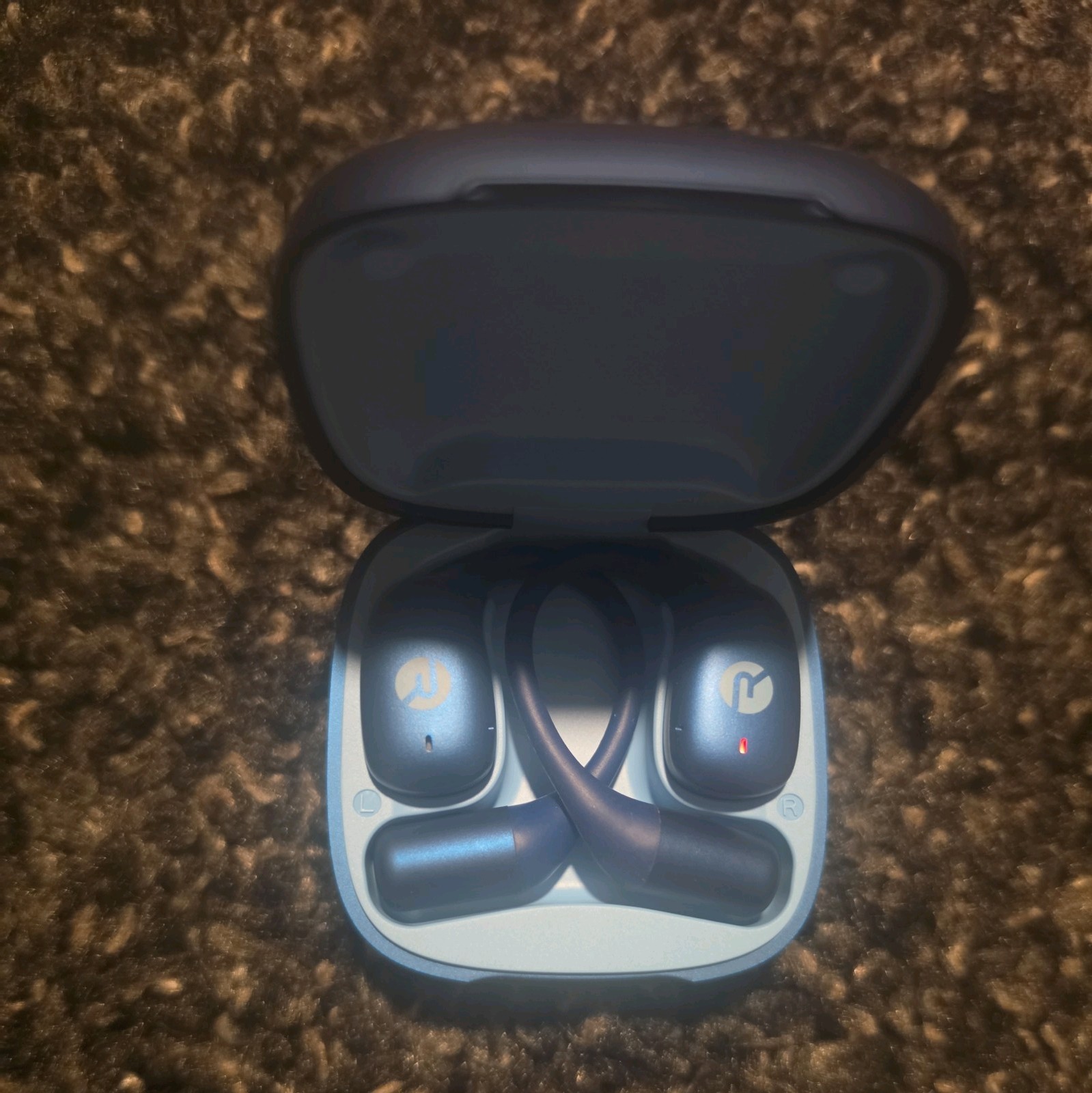 Raycon Essential Open Earbuds True Wireless Open Ear Bluetooth Headphones Blue