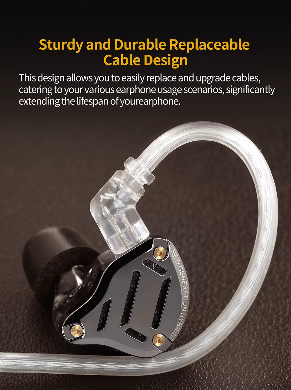 KZ ZS10 Pro 2 HiFi In-Ear Monitor Earphones 4-Level Tuning Deep Bass Wired