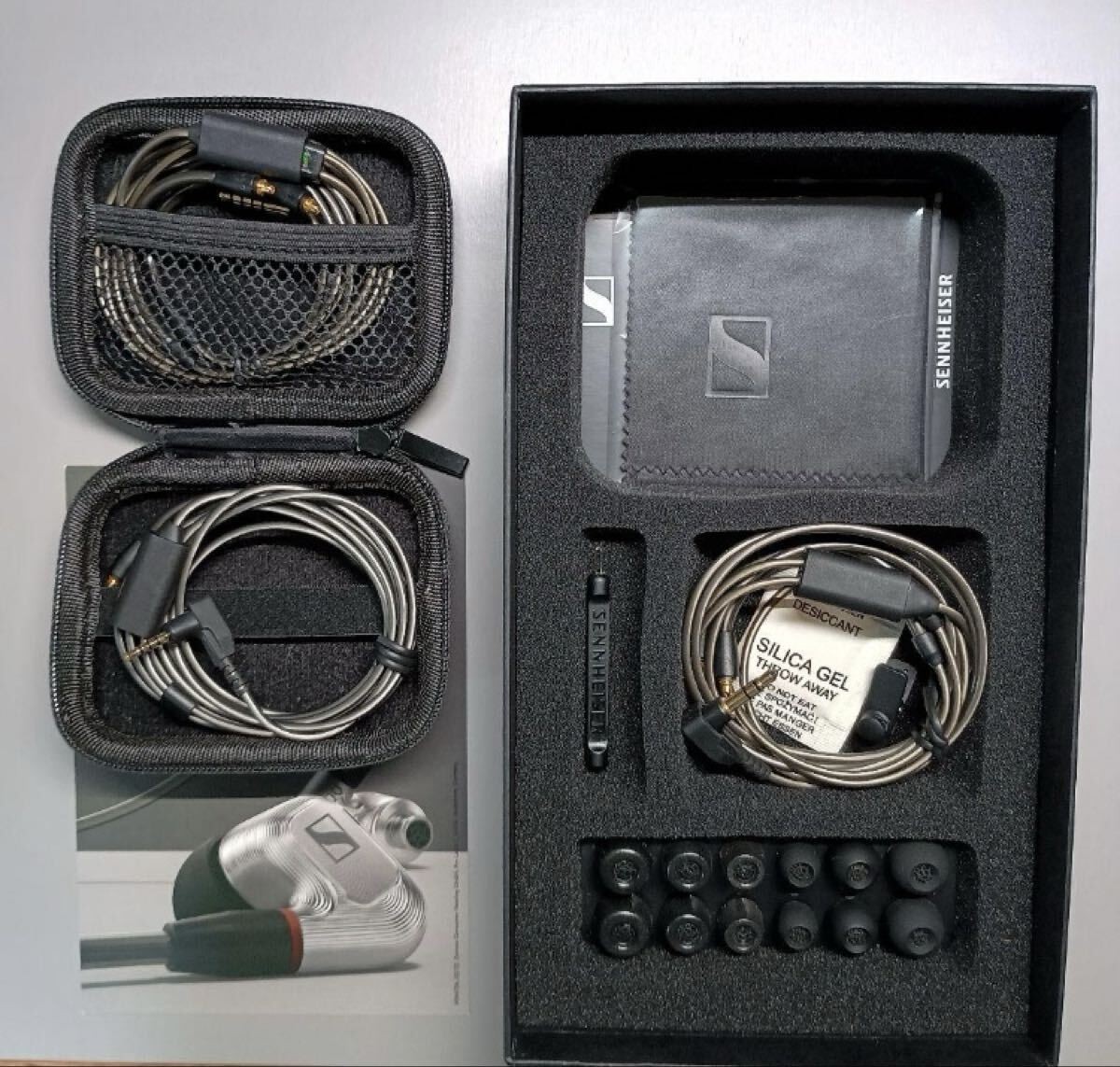 Sennheiser IE 900 Wired Audiophile Headphones Silver Confirmed Operation NEW