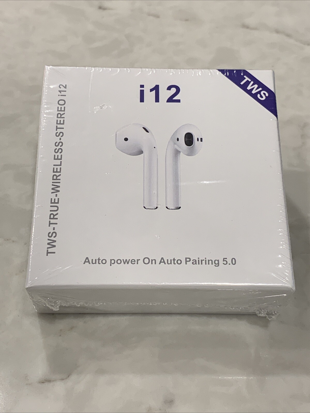 TWS 5.0 Earbuds Wireless Bluetooth Earphones, Stereo i12, Auto Pair Sealed NEW