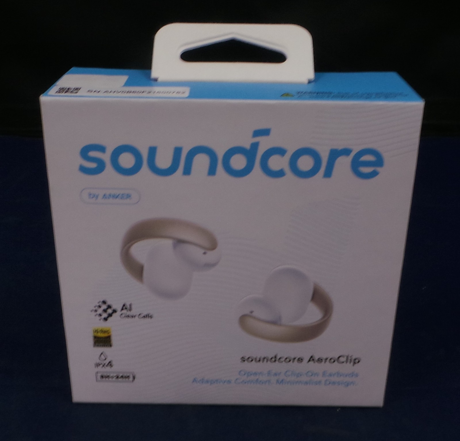 Soundcore AeroClip Open-Ear Clip-On Earbuds Adaptive Comfort 4 Mic&AI Clear Call