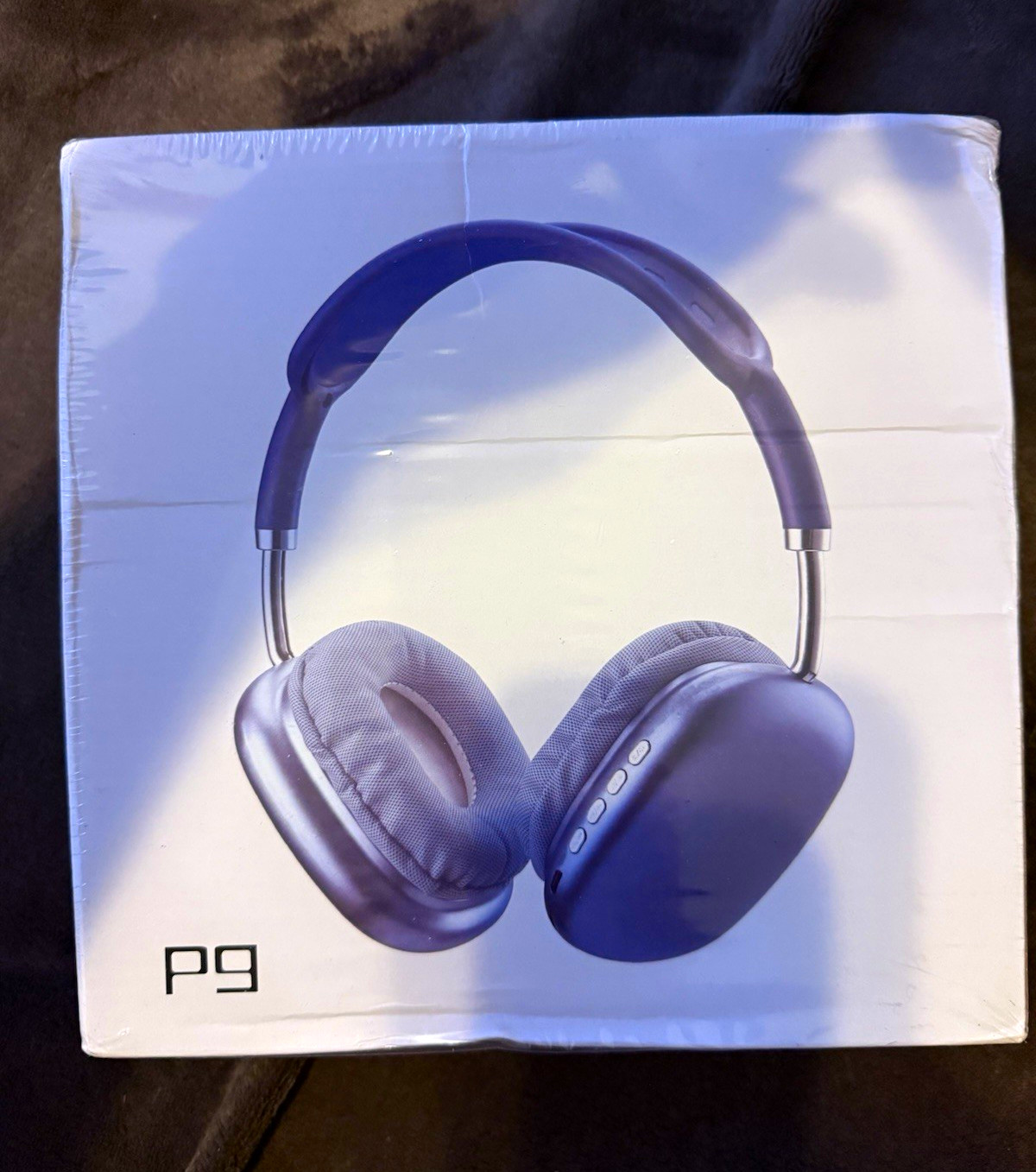 P9 Wireless Bluetooth Over-Ear Headphones 50mm Drivers PURPLE USB-C unopened