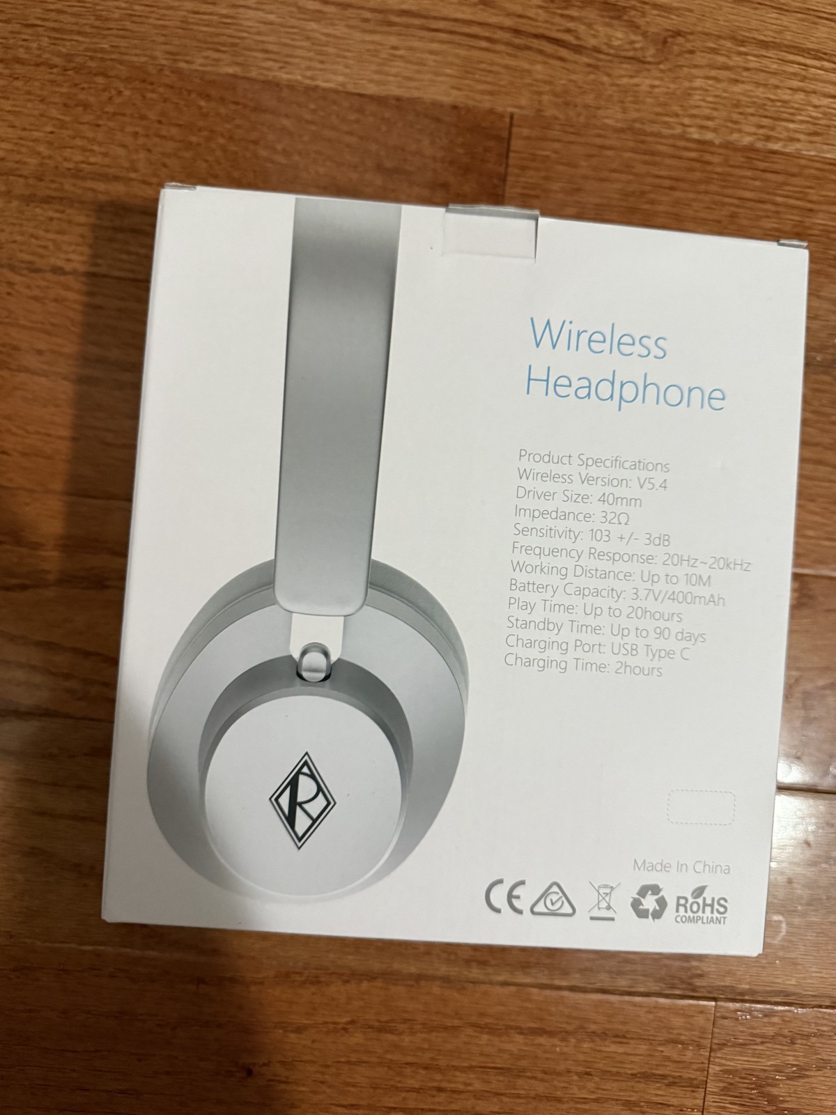 Ralph Lauren Unisex Wireless Headphones Gray/Silver