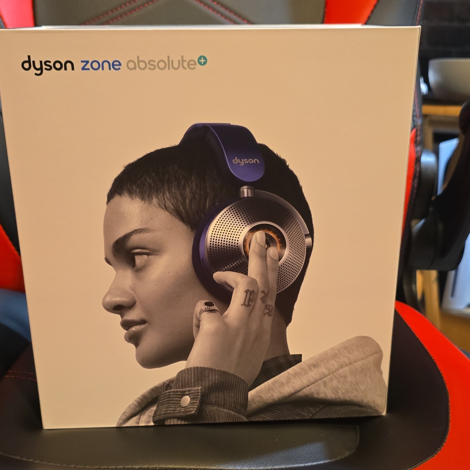 Dyson Zone Absolute+ Headband Headphones Blue/Silver Ear-Cup Over-Ear Double