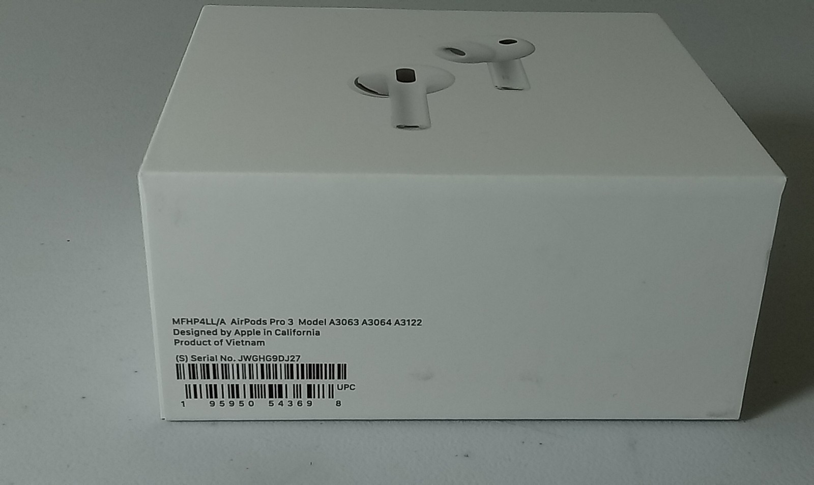 NEW SEALED APPLE AIRPODS PRO 3 A3063 A3064 A3122 MFHP4LL/A WHITE