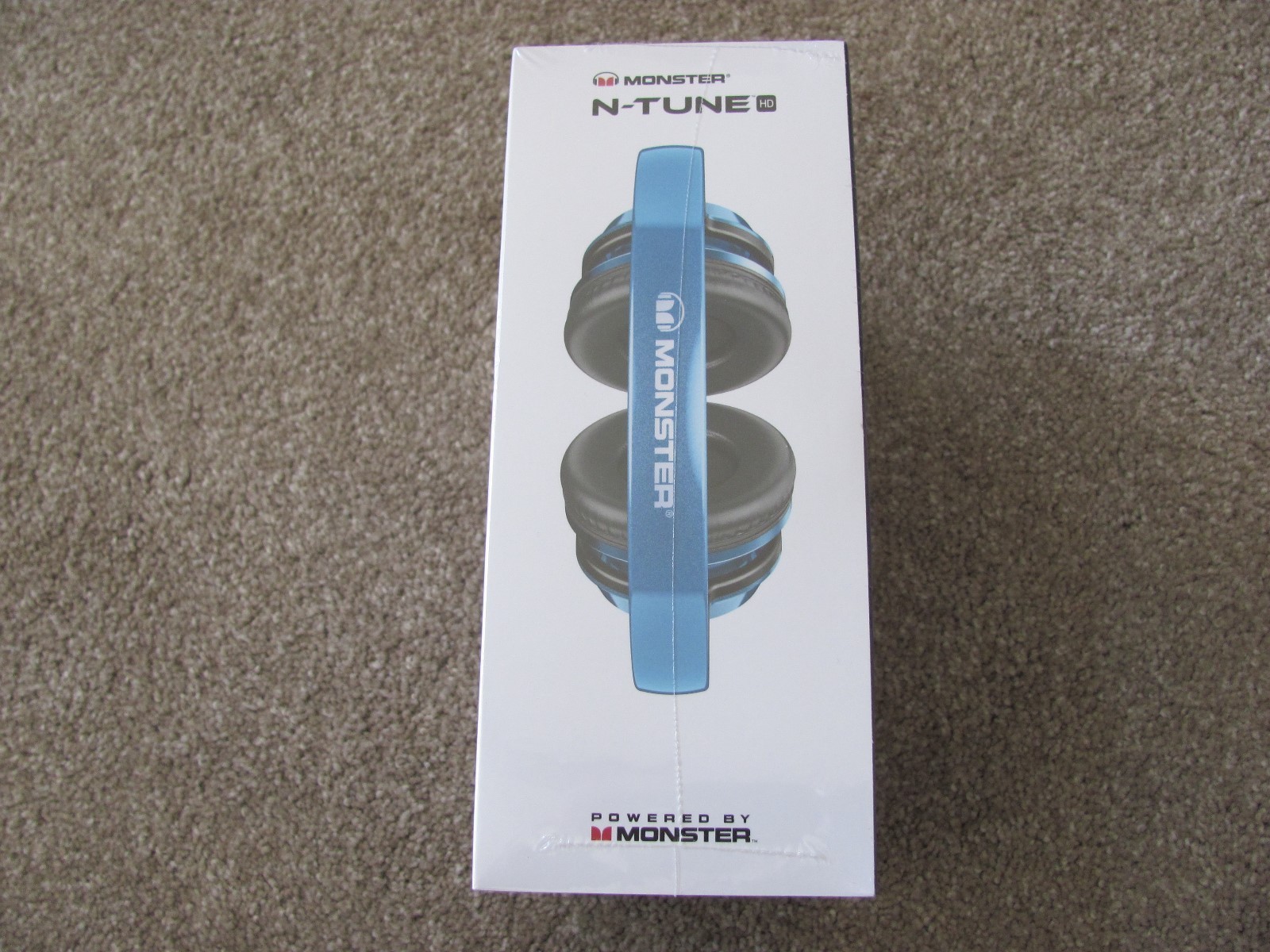 Brand New Monster N-Tune HD Colour It Loud On-Ear Headphones Blue 128521-00