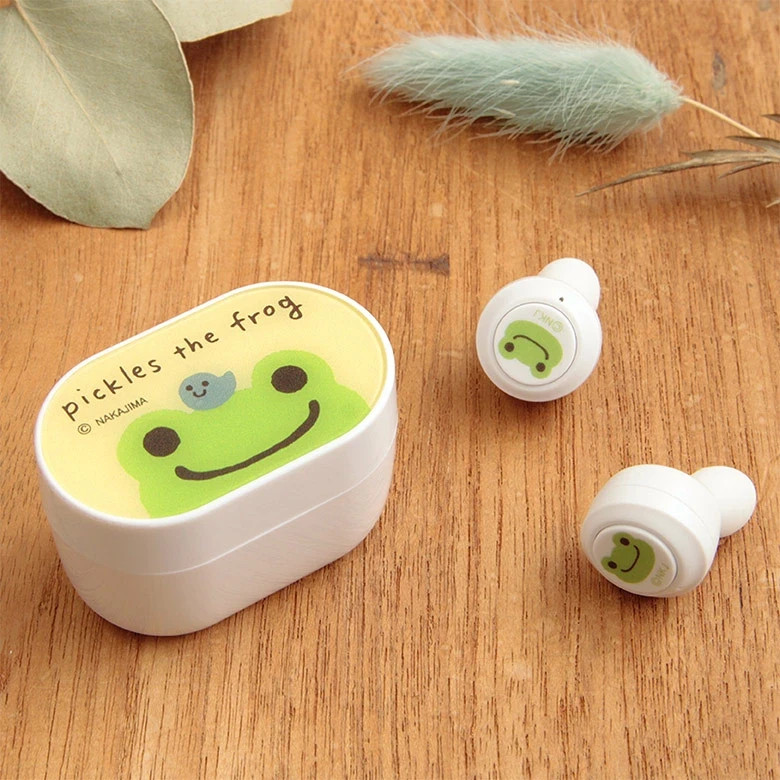 pickles the frog True Wireless Stereo Earbuds MPI-22A Bluetooth ABS JAPAN NEW