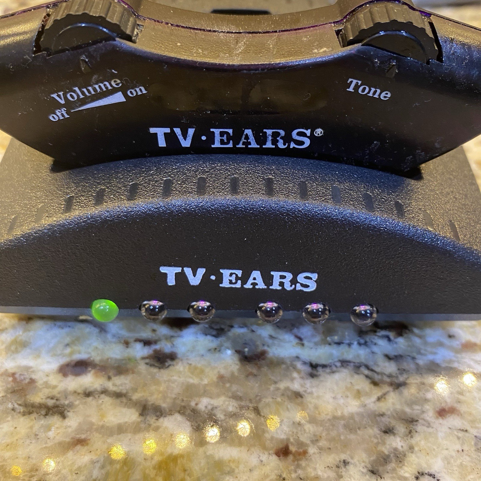 TV EARS Wireless Headphones 2.3Mhz System Charging Base Power Cord Ear Tips++