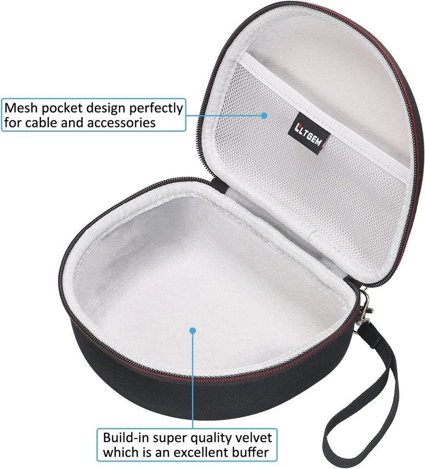 LTGEM Case Compatible with Sony MDR7506 Professional Large Diaphragm Headphone,