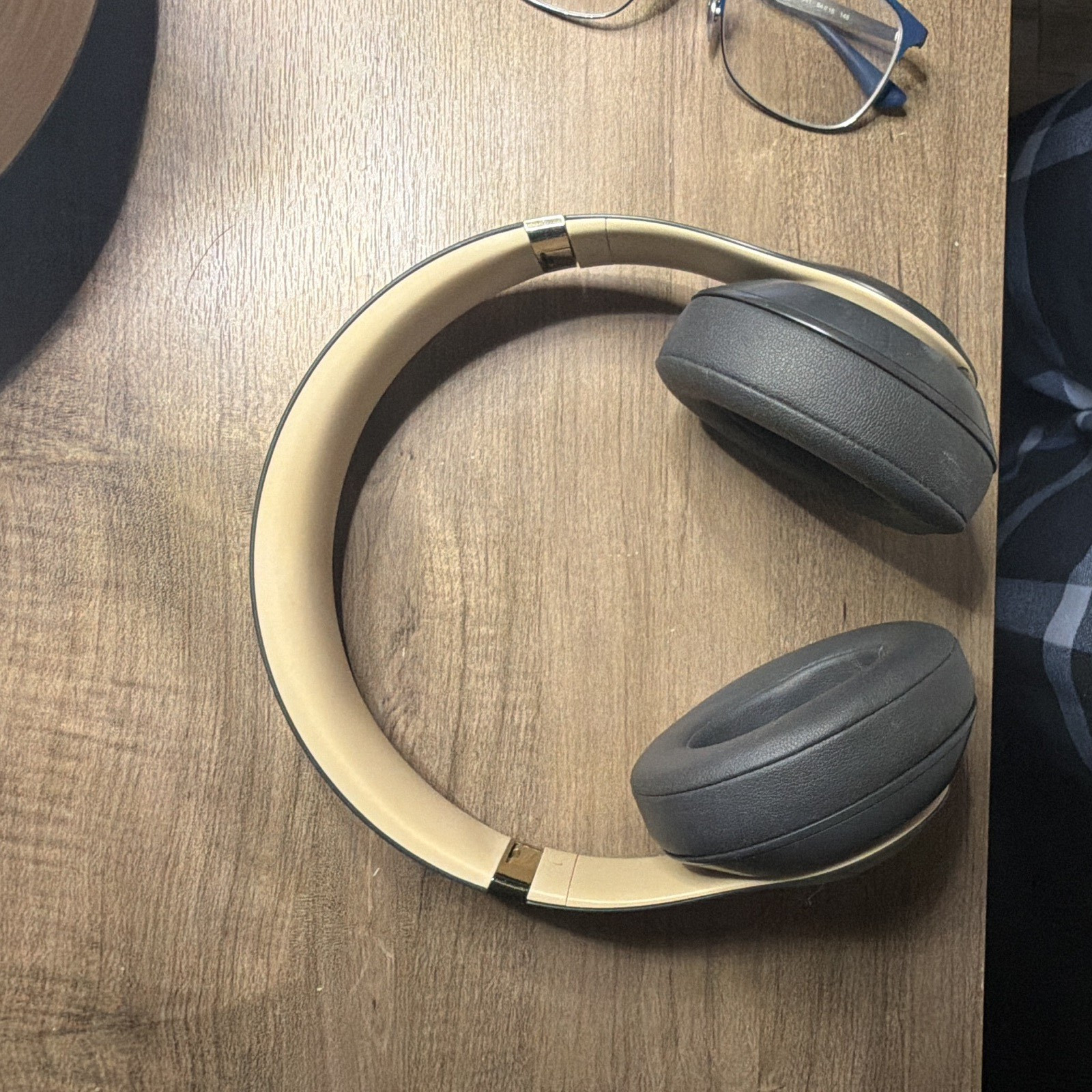 Beats by Dr. Dre Studio Bluetooth Over-Ear Headband Headphones Beige/Black