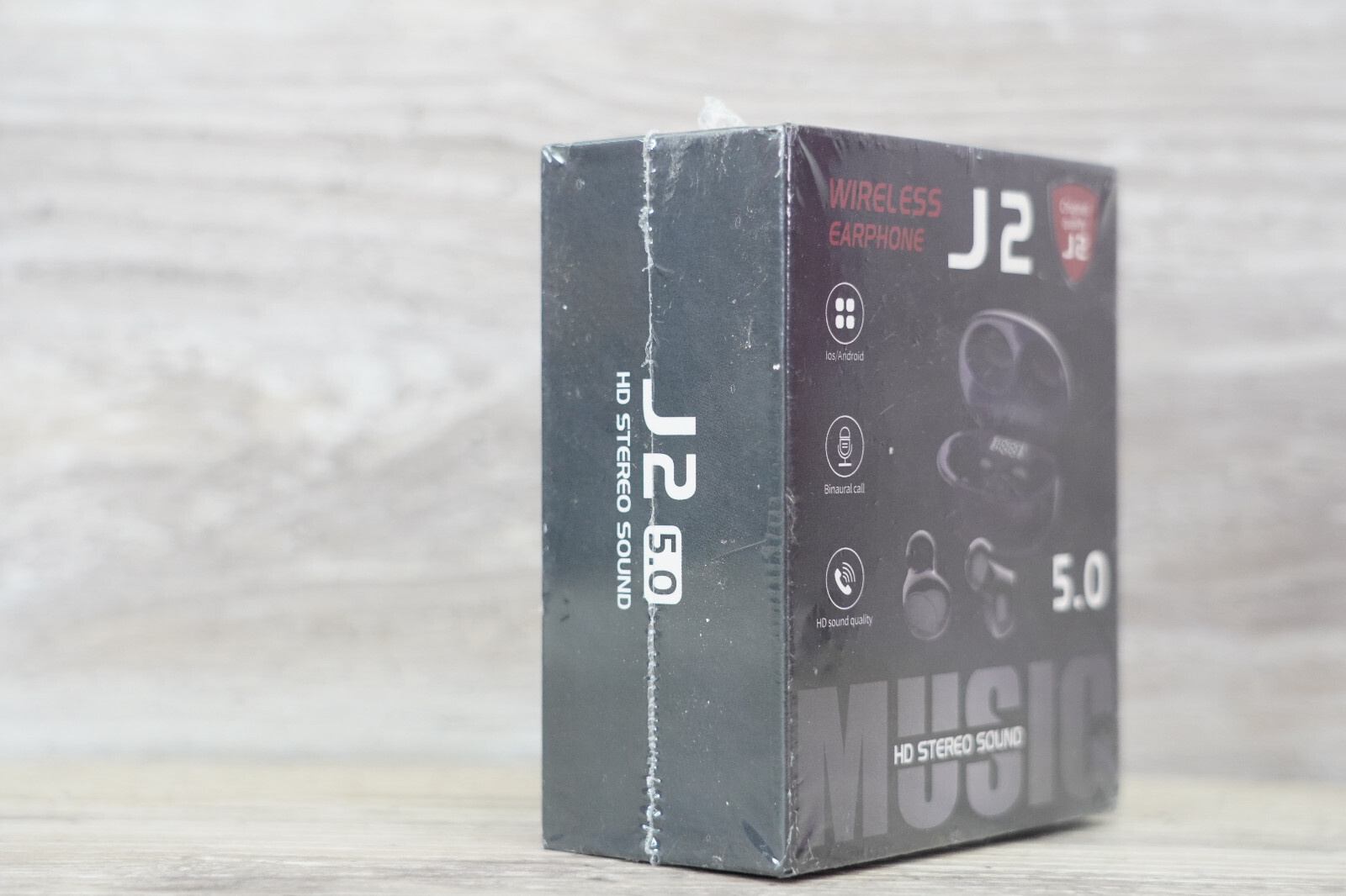 Wireless Earphone J2 5.0 HD STEREO SOUND NEW SEALED