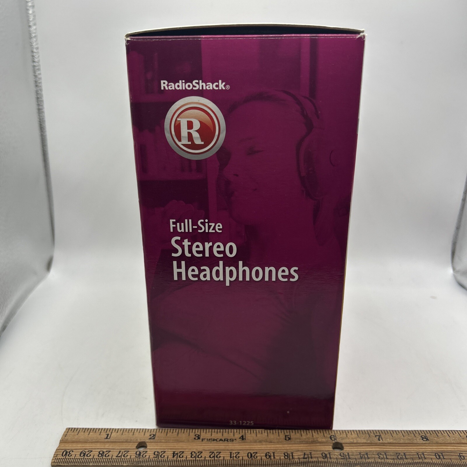 Radio Shack Black Stereo Comfort Headphones 33-1225 Full Sized, In Original Box