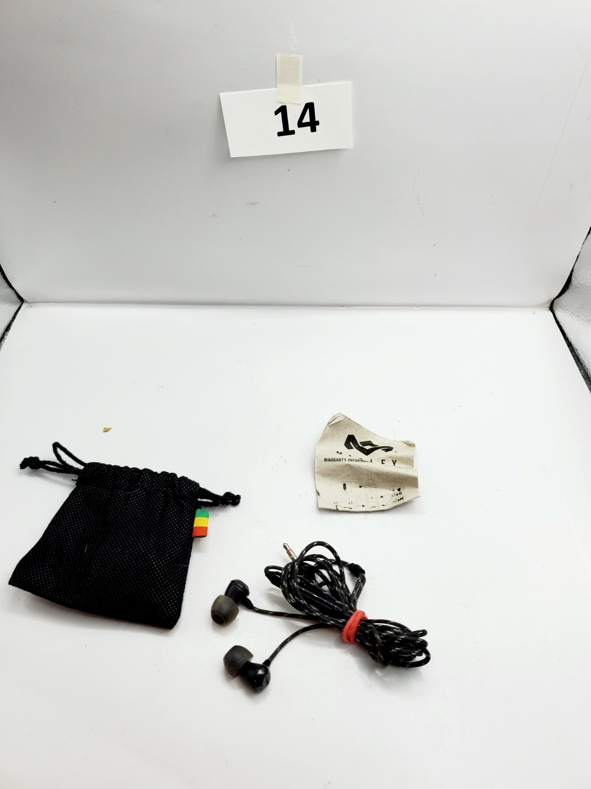 Marley Wired Earphones black 3.5mm Jack