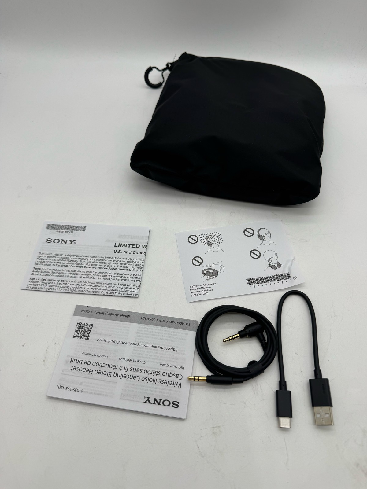 Sony WH-1000XM5 Wireless Noise Cancelling Headphones – Black