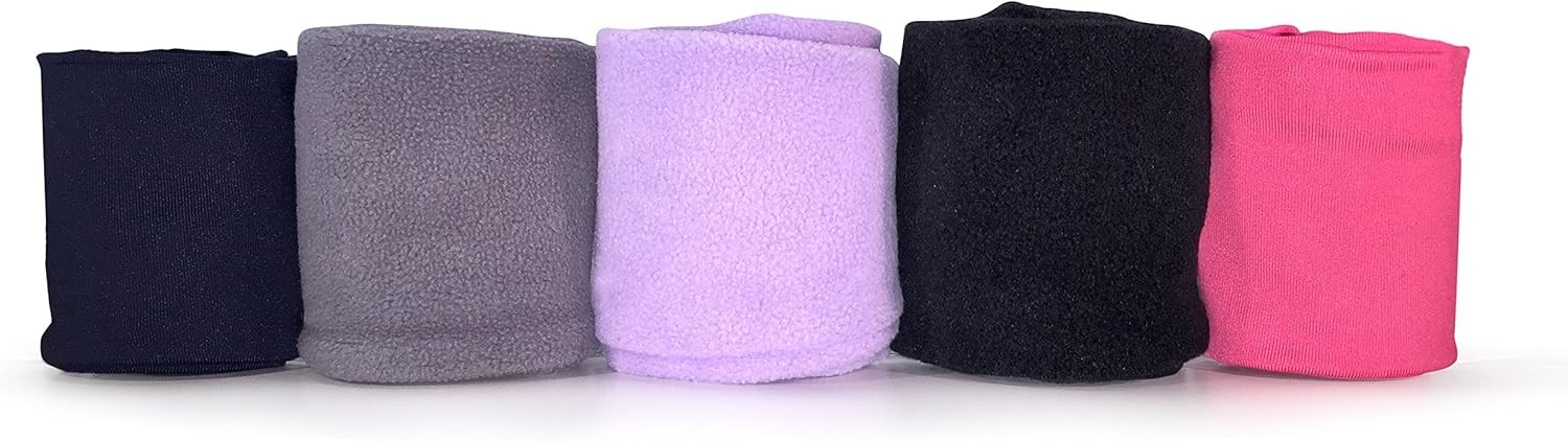 AcousticSheep SleepPhones Classic | Large, Midnight Black – Fleece Fabric