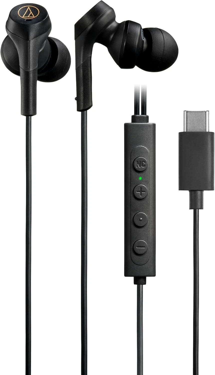 Audio-Technica ATH-CKS330NC BK Wired Earphones Type-C Noise-Canceling 1.2m Black