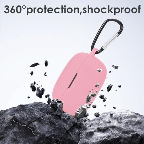 Silicone Case for JBL Vibe Beam 2025/Vibe Beam 2023/Vibe 200TWS True Pink