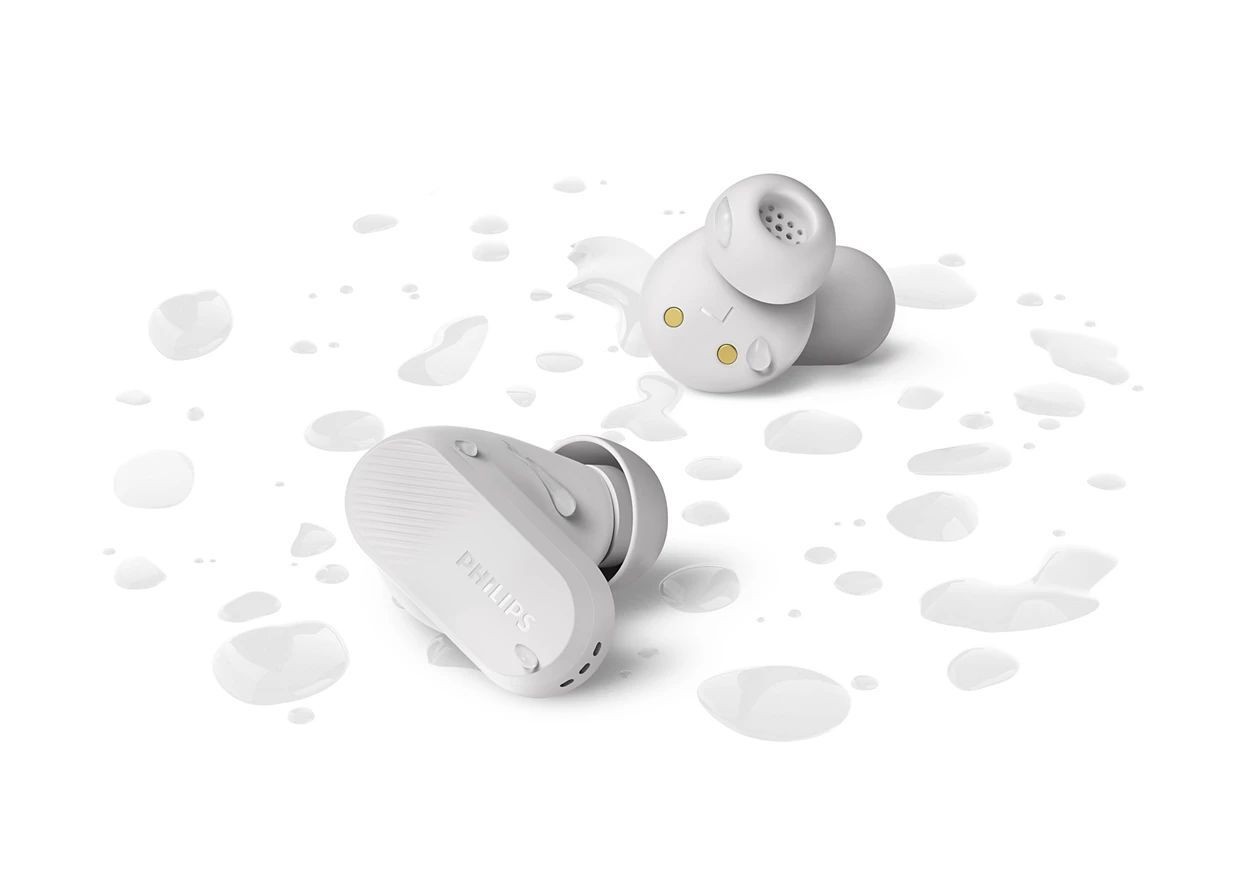 Philips 3000 Series TAT3509WT Wireless ANC Headphones 24H Bluetooth White