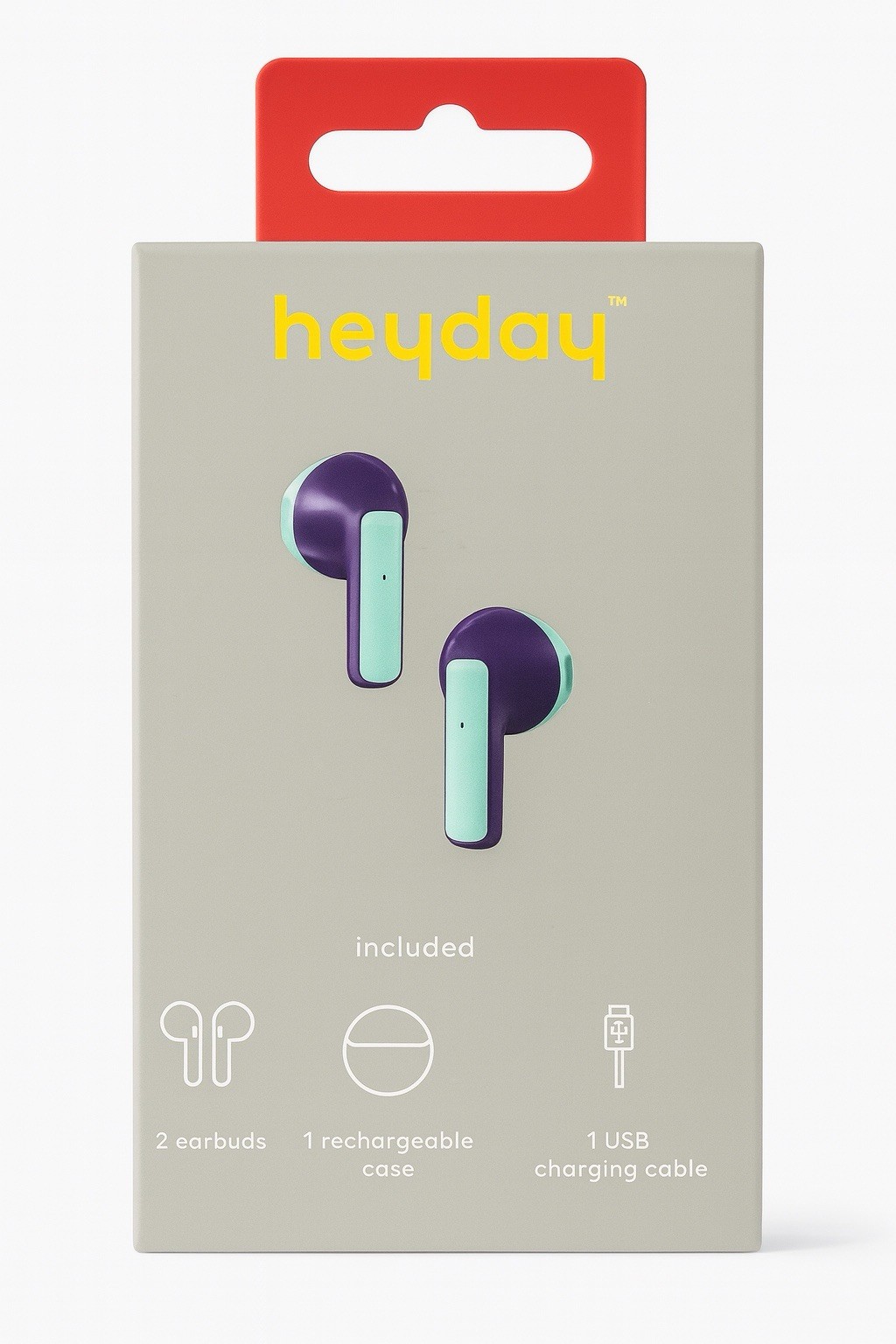 Heyday True Wireless Earbuds Up To 12 Hours Playback Time Bluetooth 33 Ft Range