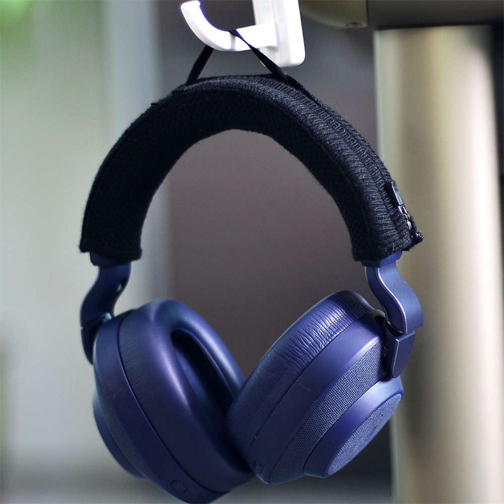 Headphone Headband Cover Knitted Zipper Cushion Protective Pad Head Headstock