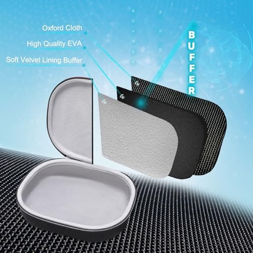 Hard Case Compatible with JBL Live or Tune Black Outside+Gray Inside
