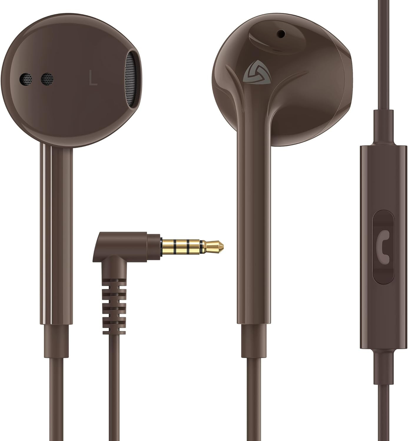 ZENITH Wired Earbuds In-Ear Headphones, 2 Years Warranty, Earphones with Microph