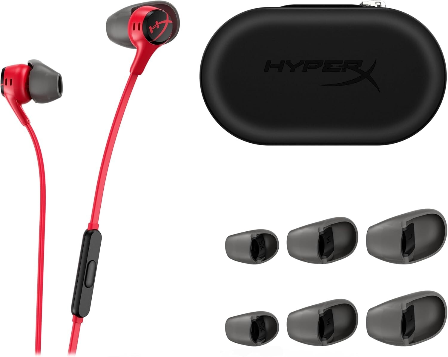 Red HyperX Cloud Earbuds II – Local Seller
